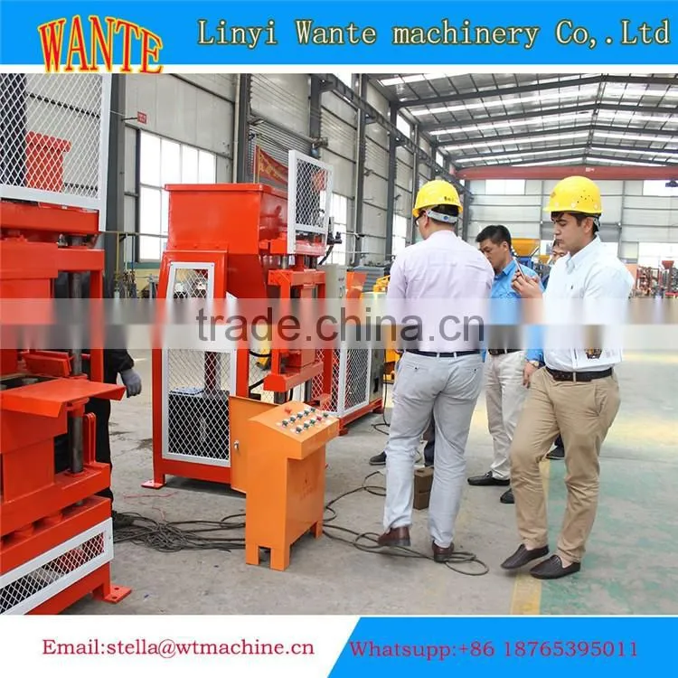 WT2-10 Fully automatic Brazil tijolos eco maquinas brick machine