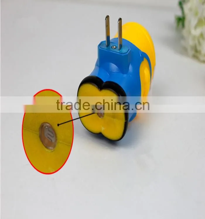Creative Cartoon Little Yellow Man Shape Energy Saving Lamp