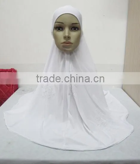 H306 big size muslim hijab with flower prints,islamic scarf