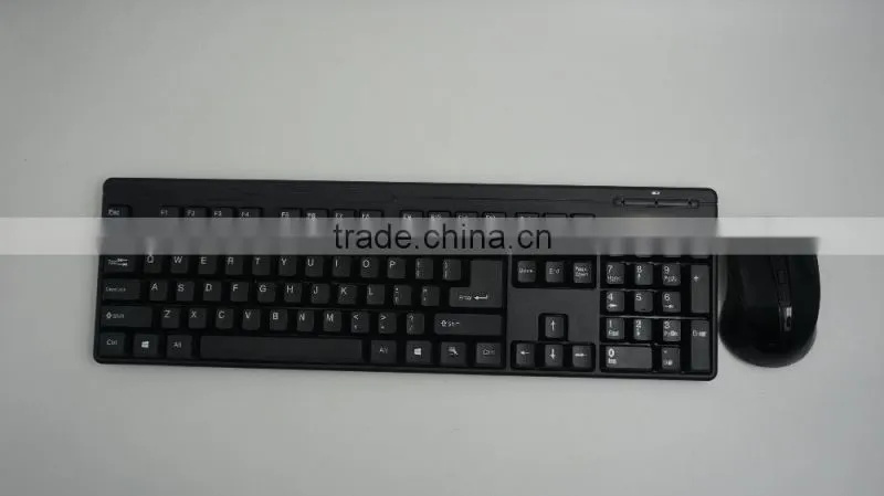 Combo rubber mouse and multimedia keyboard