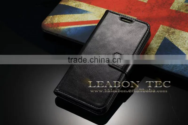 2015 Hot Selling Item Coach Wallet and Phone Case New Galaxy S6 Luxury Leather Case for S6 Case