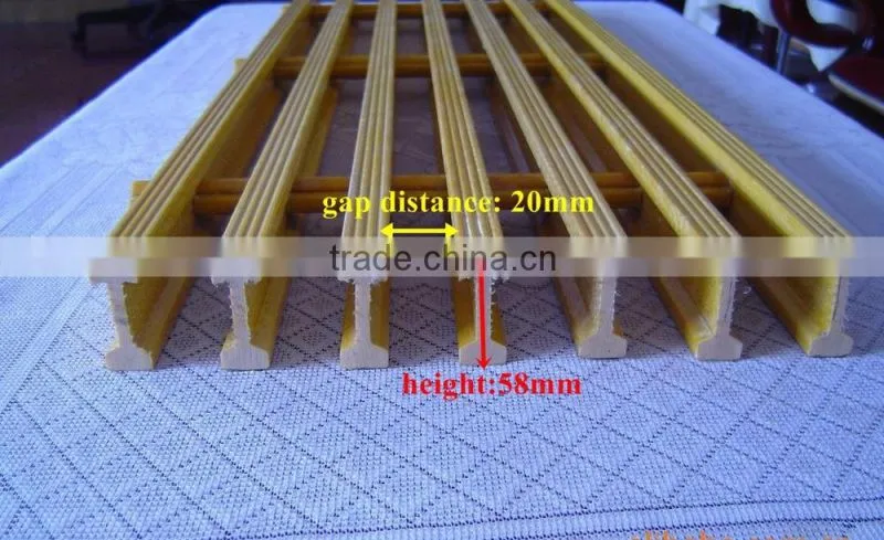 grp grids, Strong Fiberglass Plastic Grating, FRP GRP gratings