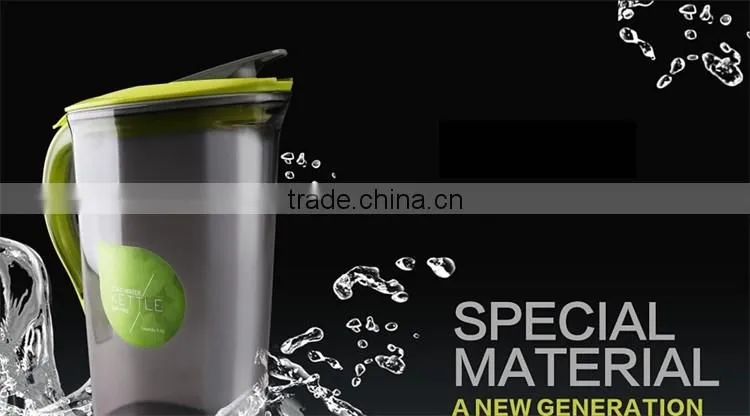 Fashionable plastic water jug with 4 cups