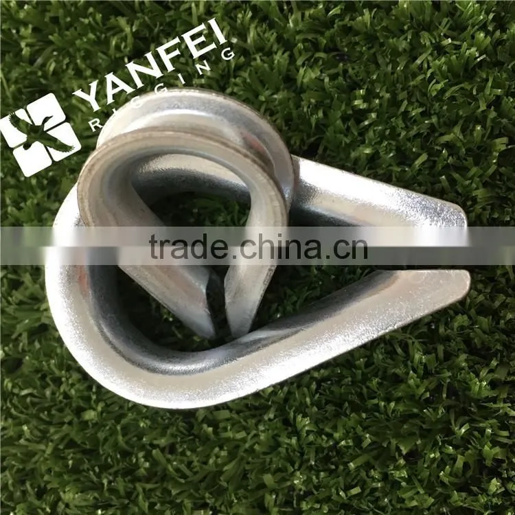 U.S. Type G411 Galvanized Extra Heavy Duty Wire Rope Thimble