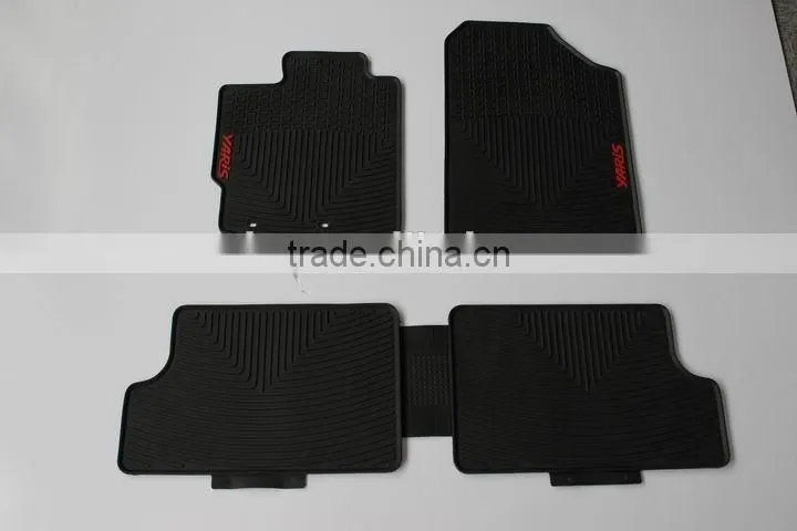 Wholesale Custom 3D Eco-friendly PVC Rubber Auto Car Floor Mats For TOYOTA YARIS