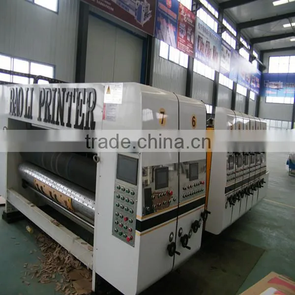 Remarkable performance Automatic 5 color corrugated carton flexo printer slotter die cutter machinery
