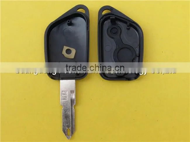 Peugeot 206 key blank for best price no logo 2 buttons wholesale