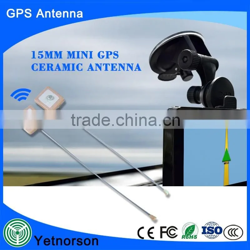 1575.42 ceramic GPS antenna internal car tv gps antenna with IPEX connector