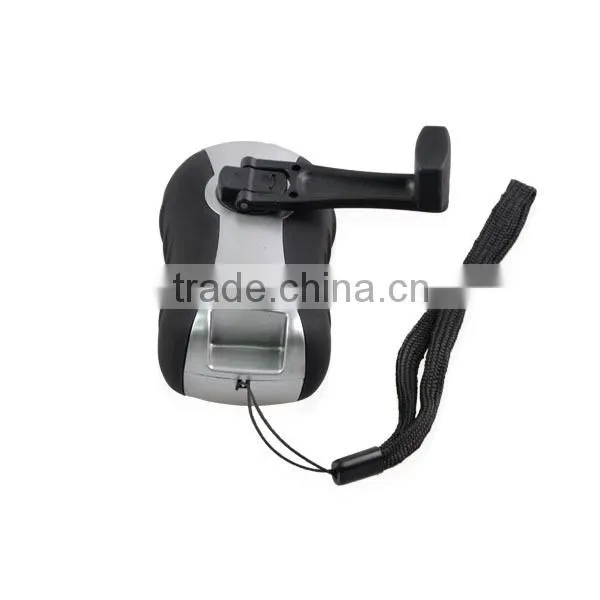 3 in 1 multifunction charger for phone 3 led dynamo hand crank flashlight