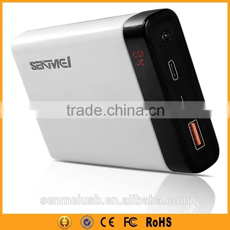 New Products Quick Charge Power Bank Charger 10000mah