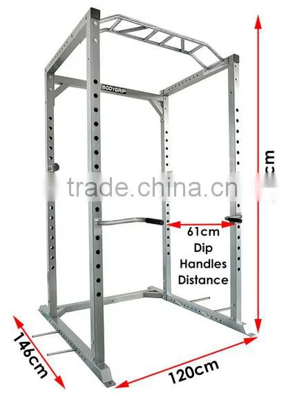 Olympic Max Load 450kg Power Rack With Dip Handels Band Pegs