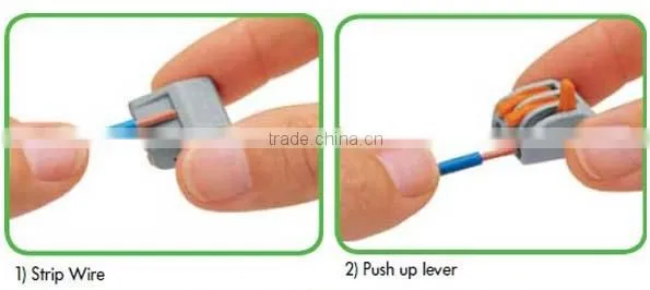 similar wago 5 compact connector, lever wire connector, high quality PA wire connector