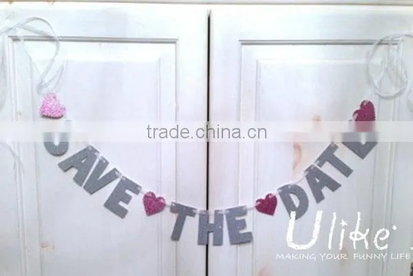 welcomed memorable party paper party jointed banner hanging paper banner china home decor wholesale