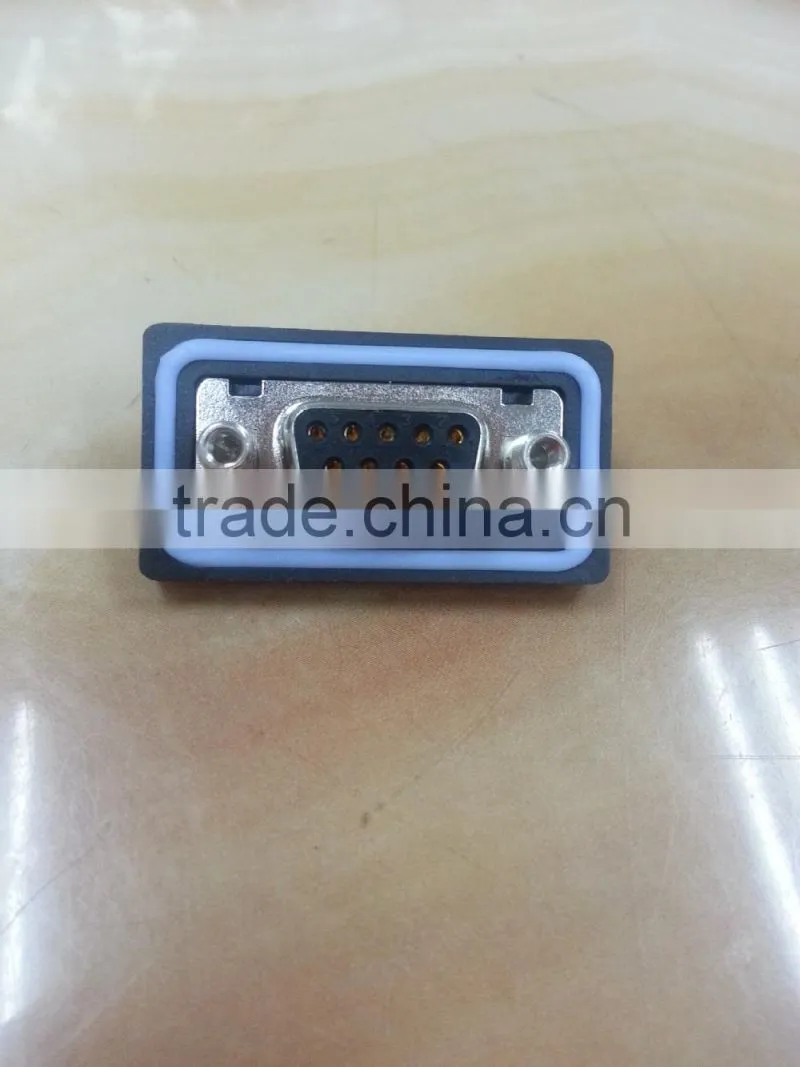 Dongguan Manufacturer of D-SUB 9P Female waterproof receptacle cable connector