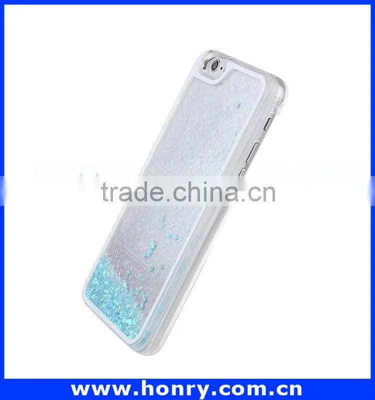 New design moving glitter case for iphone 6 with great price