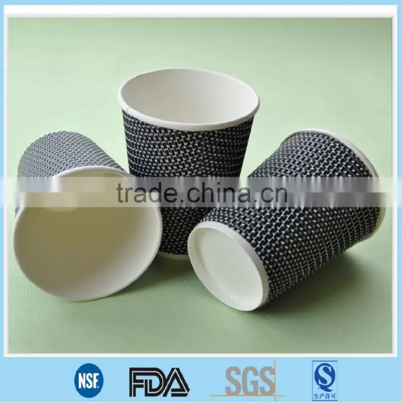 ripple paper cups/printed coffee paper cups/corrugated paper cups