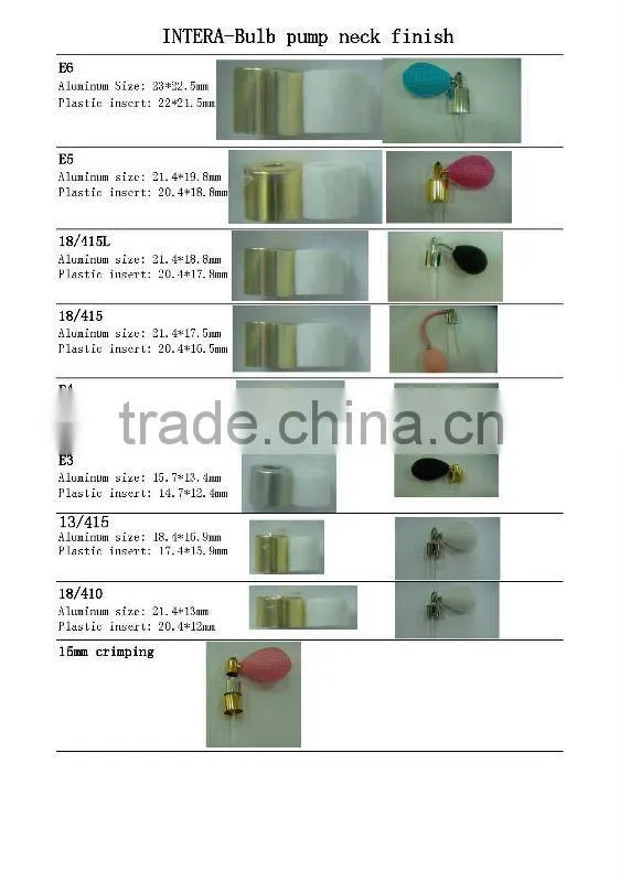 Glass Bottle with Atomizer-Perfume Bottle