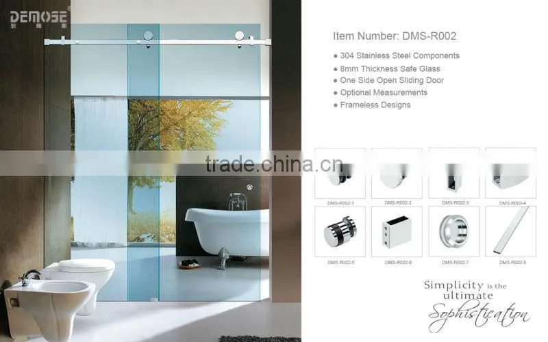 export glass luxury door handles for ship