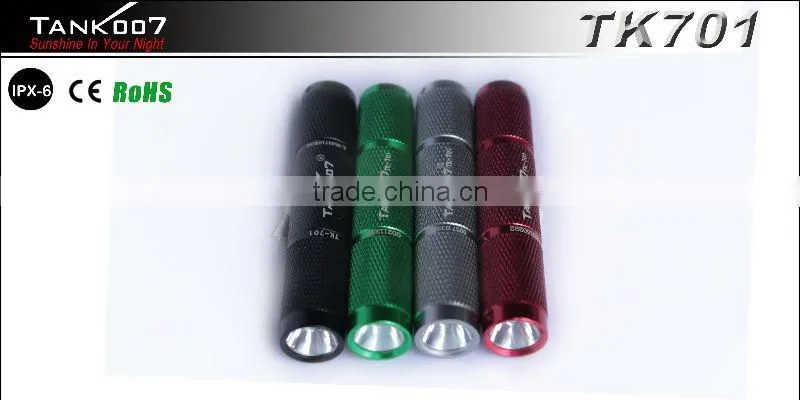 waterproof aluminum flashlightfor Christmas Gift TANK007 TK701