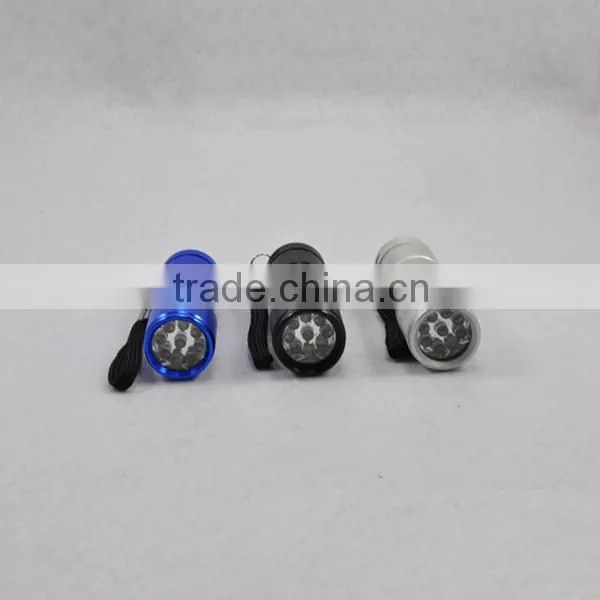 Aluminum 9 LED Flashlight