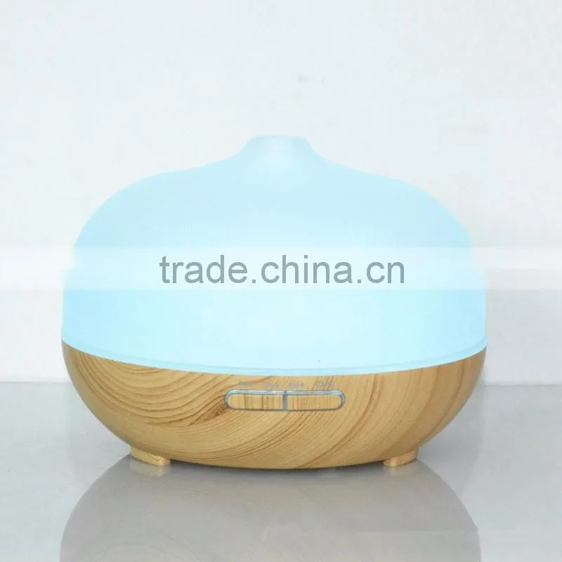 7 color romantic lamp wood grain aromatherapy diffusers aroma