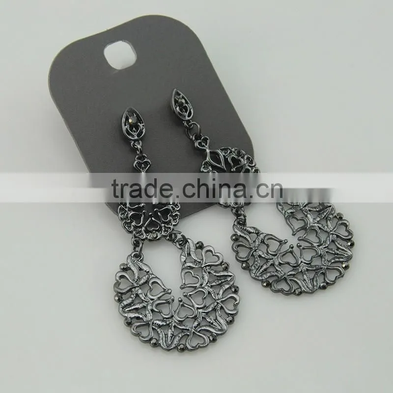 Factory Price Charm Fashion Wedding Gift Europe And America Jewelry Heart Shaped Stud Earrings