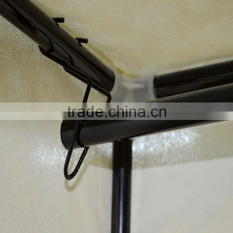 Non-woven portable folding fabric wardrobe