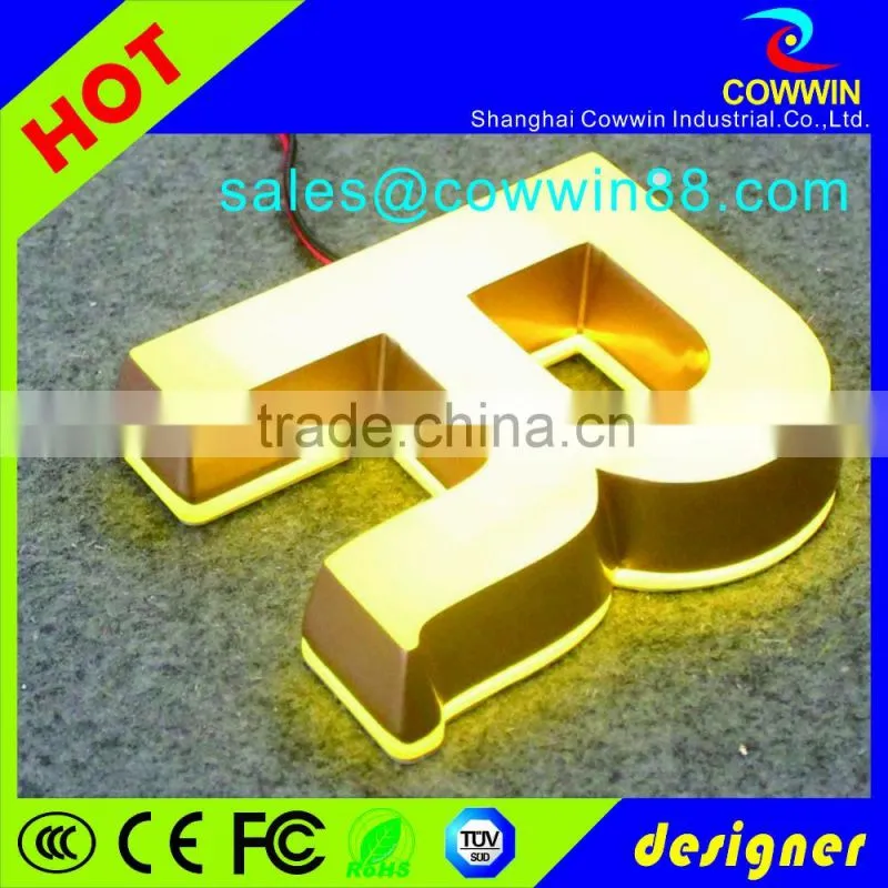 Custom Made LED Lighting 3D Clear Acrylic Letters LED Crystal Lights