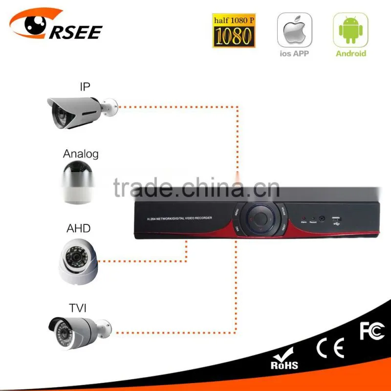 2016 best 4 in 1 real time dvr p2p h 264 cloud 720p 960p 1080p AHD DVR