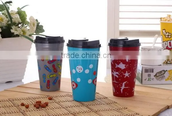Top level hot sale 2014 double wall coffee cups