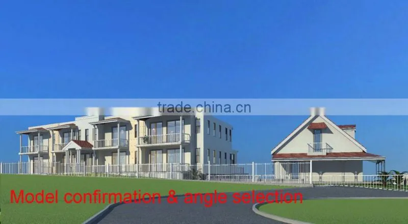 Architectural 3D renderings for real estate developer