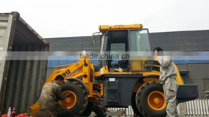Manufactuer SZM 912 mini loader 4WD hot sale with CE mini wheel loader ZL12