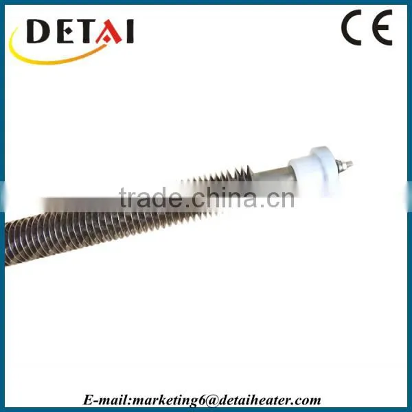 Stainless steel electric finned tubular heater with CE approval