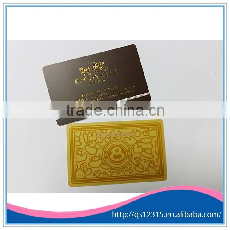 CR80 Glossy PVC Plastic Cards With Signature Pannel Printing