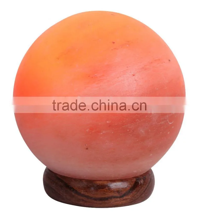 Great Relaxing Himalayan Rock Salt Lamp Globe Shape