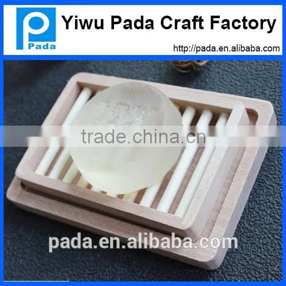 natural wooden soap holder