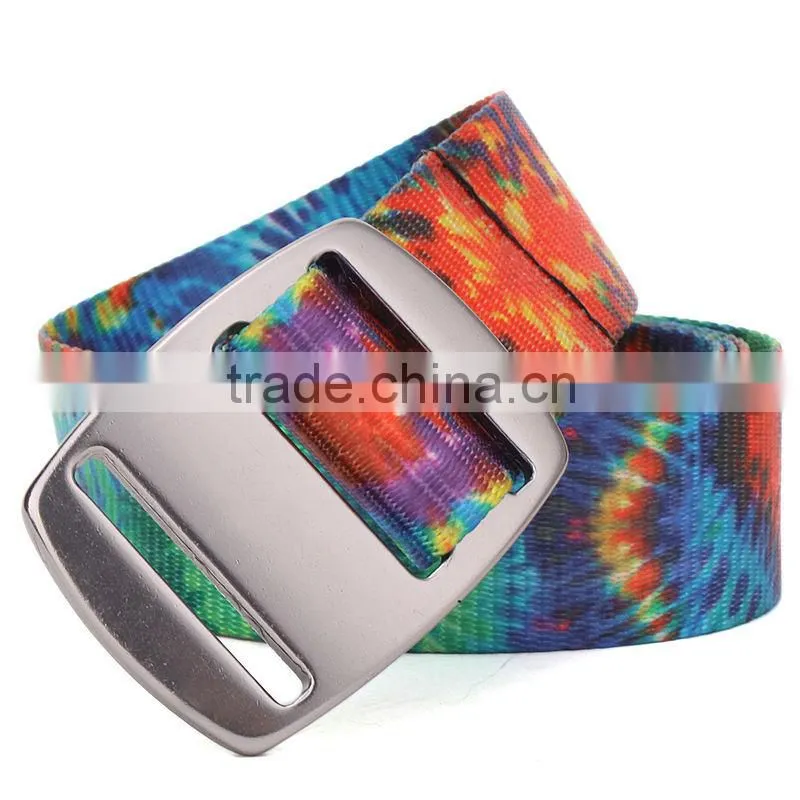 Fashion nylon webbing belt sportman nylon belt climping safety belt