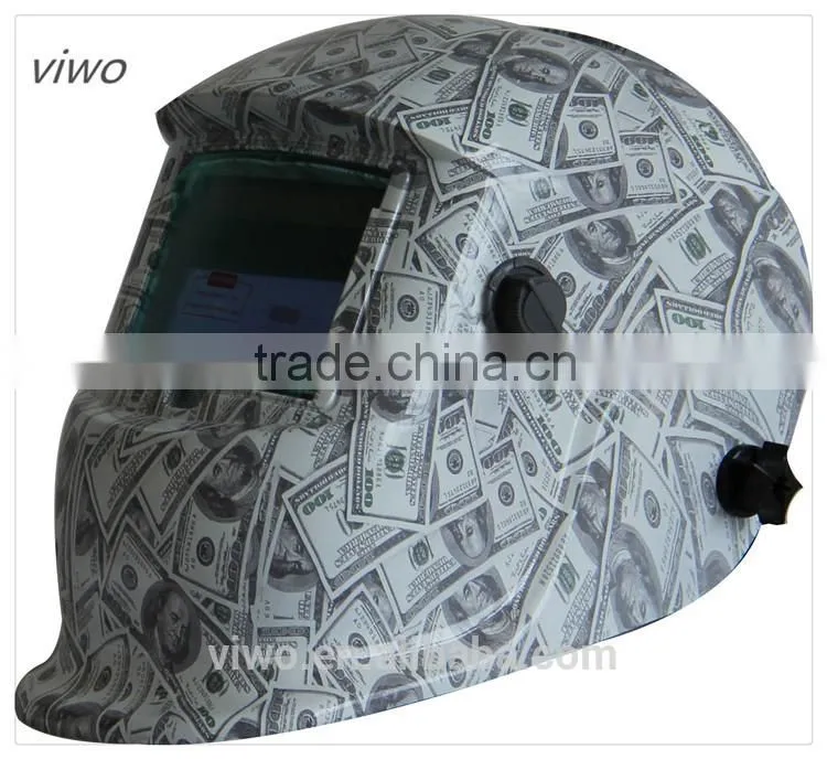 Us Dollar Solar Power Auto Darken Welding Helmet marine welding helmet