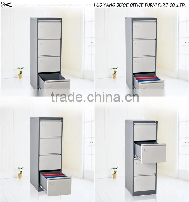 High quality 4 drawer locking metal filing cabinet