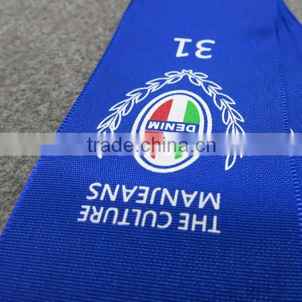 Blue Tape Polyester Care Label
