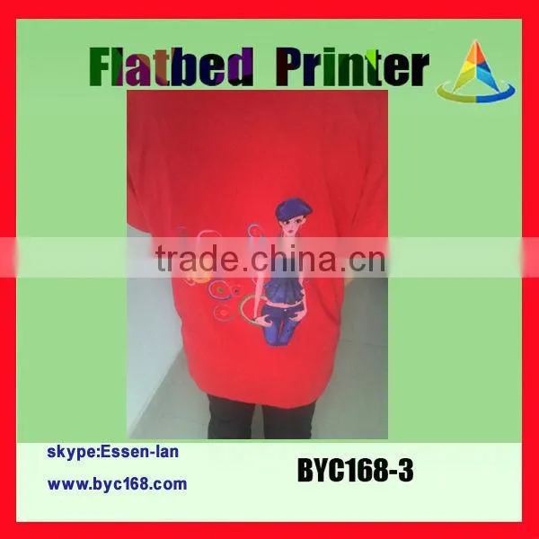 blue one t-shirt digital flatbed printer with 33*60cm print size