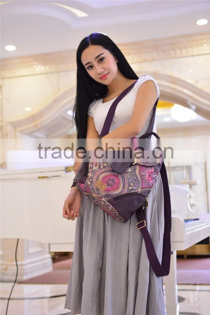 Folk fashionable women backpack hot selling