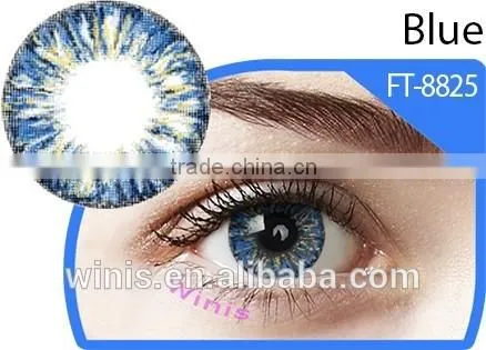 17mm Angel contact lens wholesale 3 tone SFDA korean big eye color contact lenses
