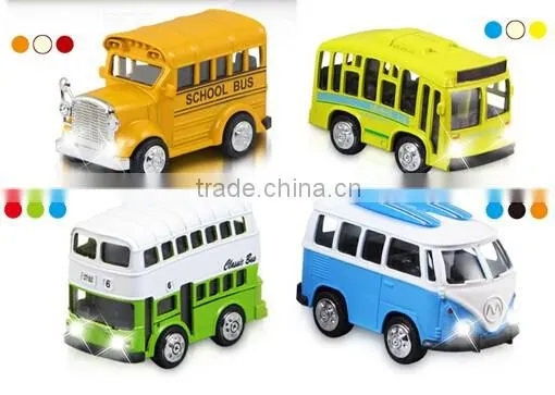 Miniature bus model die cast model cars toys for kids from china 2016 new products kids cars for sale