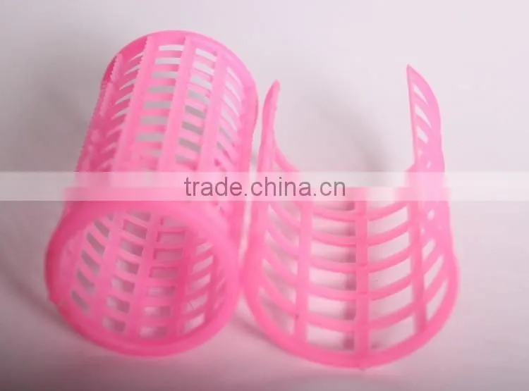 Plastic Hair Curler Small Women's Hair Brush Curling Wand Rollers Tools