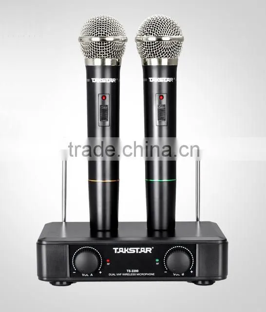 high quality VHF wireless microphone for karaoke vhf wireless microphone TS-2200