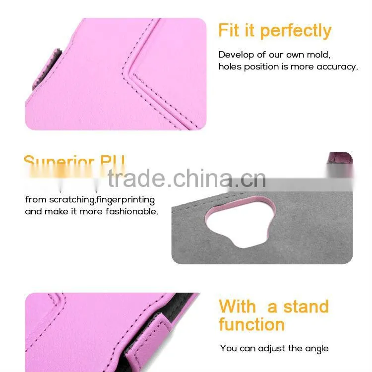 Special design stand leather case for tablet pc for AQUOS PAD SH-06F