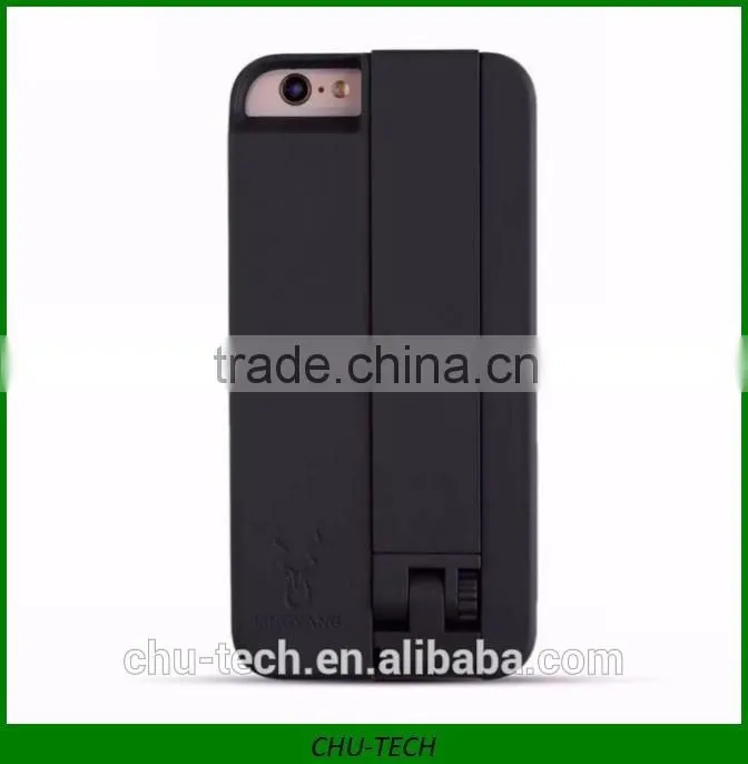 Monopod holder phone case with selfie stick For Iphone 6 6S
