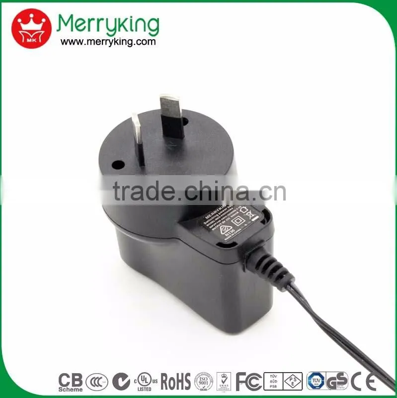 blister packing 12v 0.7a 0.6a 0.5a ac power supply with various specifications