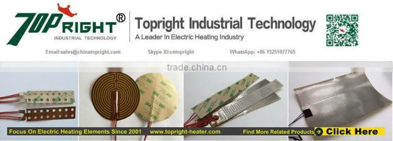 5V battery powered heating element,Customize 3.7v 5v 7.4v 9v 12v 24v 36v 48v 60v polyimide film heater